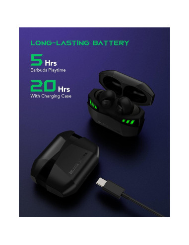 Auriculares Inalámbricos Black Shark BS-T2 con Cancelación de Ruido