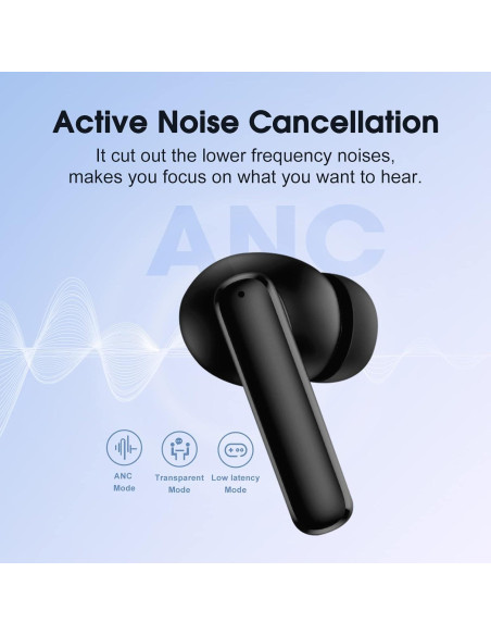 Auriculares Inalámbricos QCY T13 ANC Bluetooth 5.3 IPX5 30H