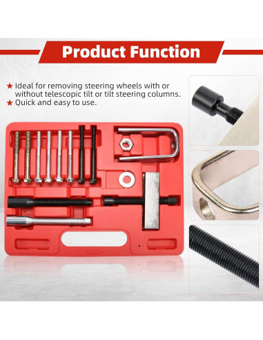 Extractor de Volante 8MILELAKE con Estuche y Tornillos