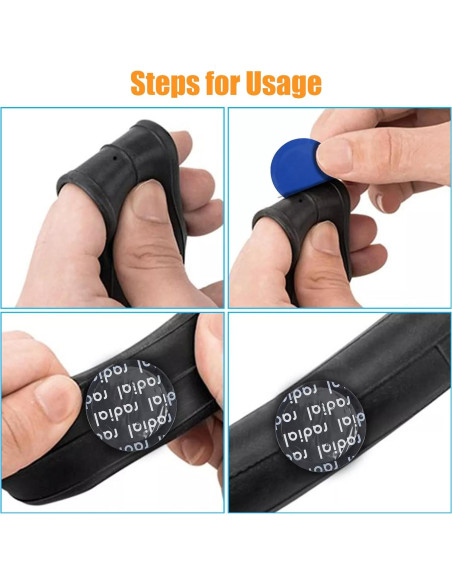 1000 Parches Redondos 44.5mm Hunting Horse para Neumáticos