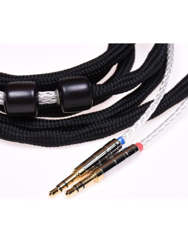 Cable HiFi 16 Núcleos 3.5mm GAGACOCC Plata 1.22m