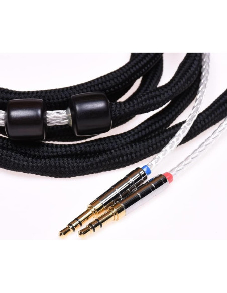 Cable HiFi 16 Núcleos 3.5mm GAGACOCC Plata 1.22m