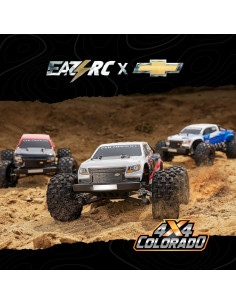 Coche RC EazyRC 1/18 Chevrolet Colorado 4x4 Sin Escobillas 45km/h 2