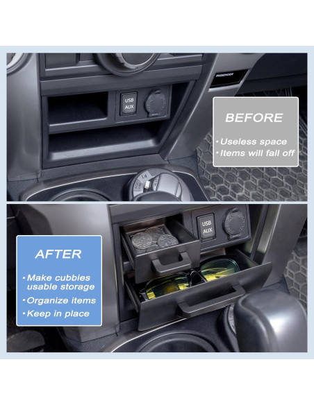 Cajón de Almacenamiento JKCOVER para Consola Toyota 4Runner 2014-2024
