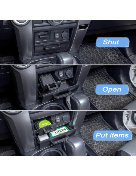 Cajón de Almacenamiento JKCOVER para Consola Toyota 4Runner 2014-2024