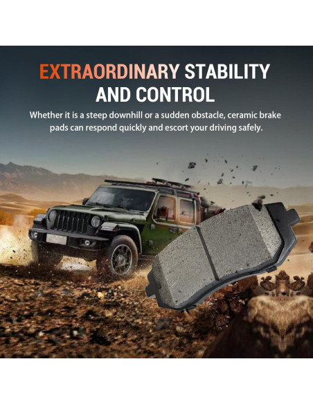 Kits de Pastillas de Freno Cerámicas Texunoze para Toyota Yaris 2012-2018