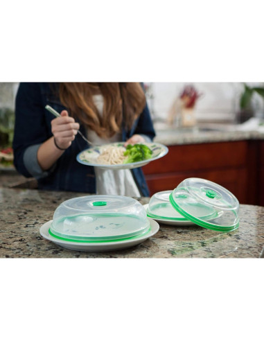 Tapa de Sellado al Vacío CYBERTECH Verde 22.86x17.78 cm