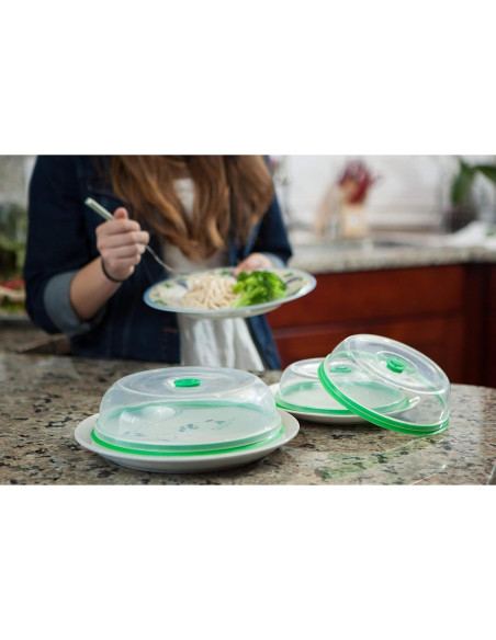 Tapa de Sellado al Vacío CYBERTECH Verde 22.86x17.78 cm