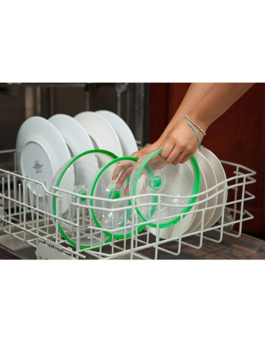 Tapa de Sellado al Vacío CYBERTECH Verde 22.86x17.78 cm