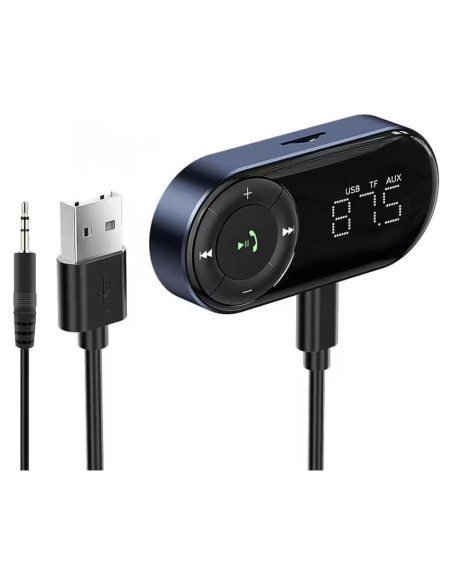 Transmisor FM Bluetooth 5.2 eppfun para Coche con Micrófono