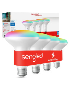 Bombillas Inteligentes BR30 Sengled RGBW 4 Unidades 650 Lúmenes