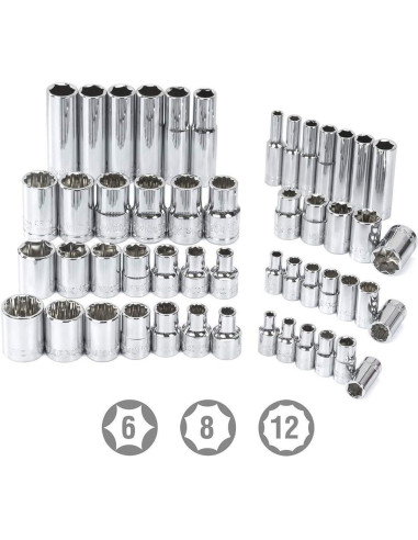 Juego de 450 Piezas de Llaves de Vaso WORKPRO Mecánico