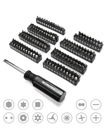 Juego de 450 Piezas de Llaves de Vaso WORKPRO Mecánico