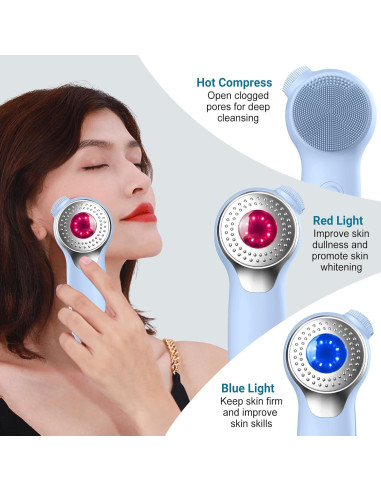 Cepillo Facial Eléctrico Urbuti IPX7 con 5 Velocidades