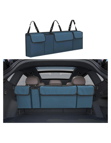 Organizador de Maletero de Coche Tioollev con Tapa Impermeable
