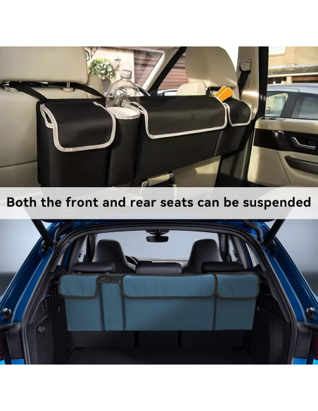 Organizador de Maletero de Coche Tioollev con Tapa Impermeable