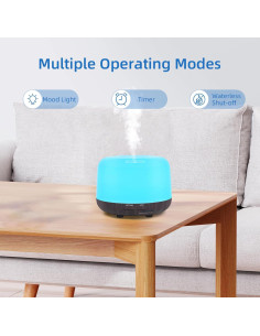 Difusor de Aceite Esencial SPLITSKY 300ml Ultrasonido Control Remoto 2