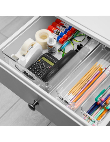 Cajas de Almacenamiento Plástico Transparente Sorbus 10 Unidades