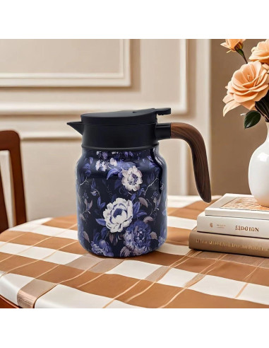 Termo de Té MofivKce 875ml Vintage Acero Inoxidable Aislado