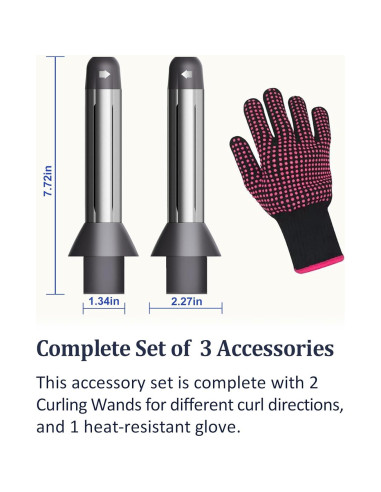 Set de Accesorios para Rizado Automático Dyson - 4 Piezas