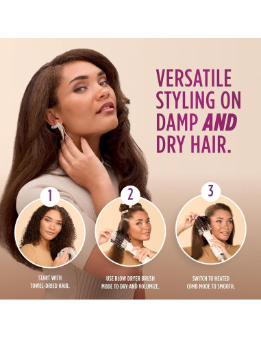 Shark HT202 SmoothStyle Peine Calentado y Cepillo Secador