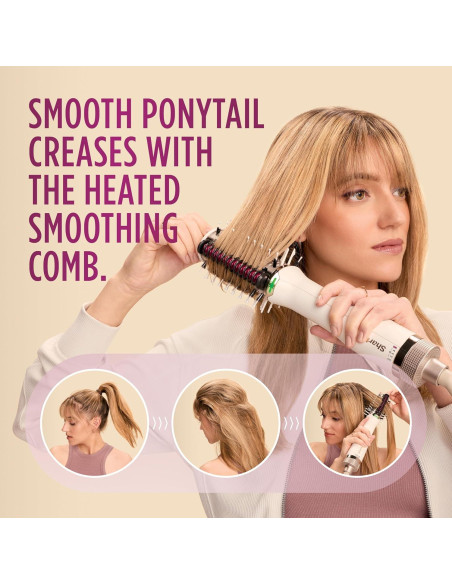 Shark HT202 SmoothStyle Peine Calentado y Cepillo Secador