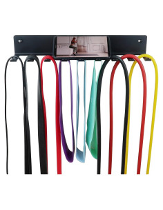 Estante de Almacenamiento Multiusos Tamisom para Gimnasio - Metal Negro