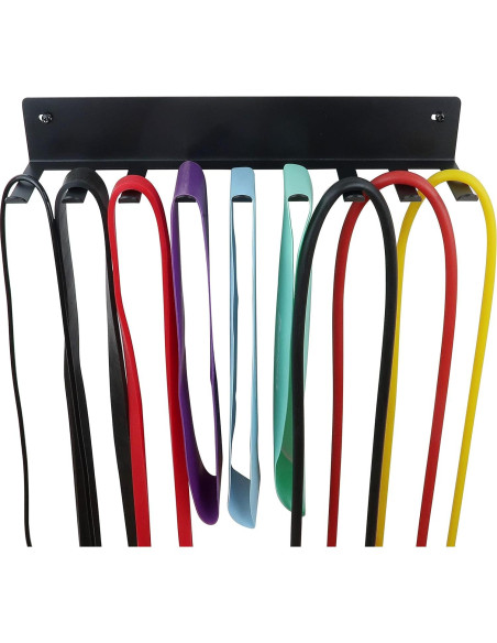 Estante de Almacenamiento Multiusos Tamisom para Gimnasio - Metal Negro