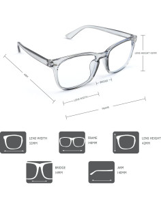 Gafas Anti Luz Azul AFNWQI - Protección UV400 para Computadora 2