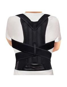 Corrector de Postura Ajustable WONFAST XXXL Negro
