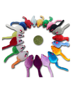 Juguete Interactivo para Gatos KAYUSITER - 21 Piezas Peludos