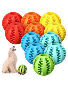 12 Pelotas Dispensadoras de Golosinas para Perros Suilung 5 cm