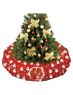 Túnel de Gato Pawaboo Navideño 90 cm con Juguetes Incluidos