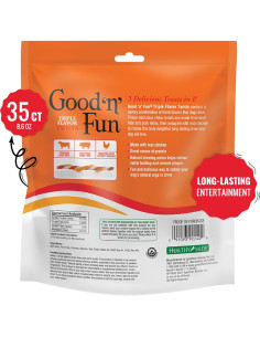 Golosinas para Perros Good'n'Fun Giros Triple Sabor 35 Unidades 2