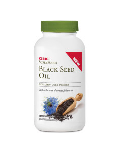 GNC SuperFoods Aceite de Semilla Negra 90 Cápsulas Blandas Omega