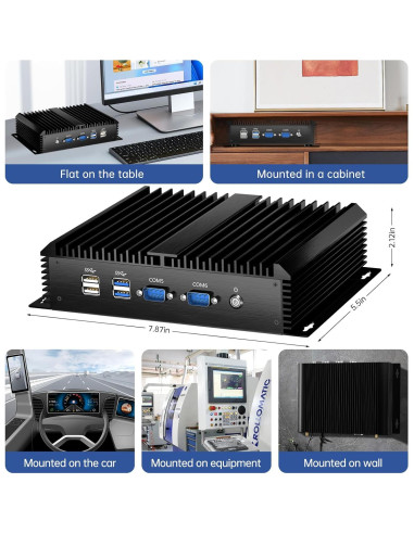 PC Mini Industrial Kinupute MKG600 i7 16GB RAM 512GB SSD