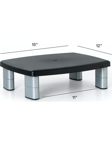 Soporte de Monitor Ajustable 3M MS80B, Altura 2.54 a 14.92 cm