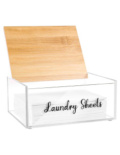 Soporte organizador de hojas de detergente VOTLEVT acrílico