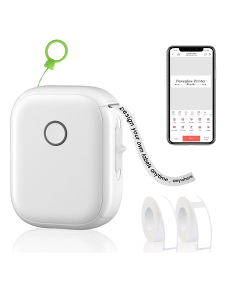 Impresora Térmica de Etiquetas Peweglow P12 Bluetooth 12mm Impresora Térmica de Etiquetas Peweglow P12 Bluetooth 12mm