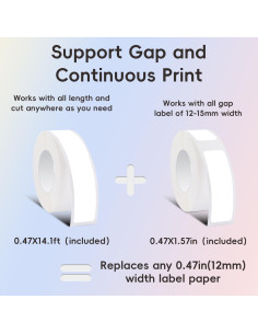 Impresora Térmica de Etiquetas Peweglow P12 Bluetooth 12mm 2