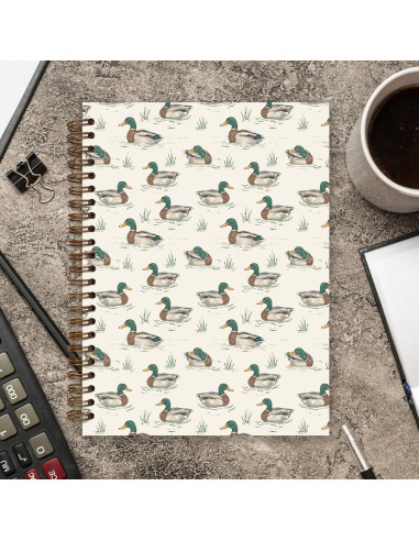 Cuaderno Espiral TFKFJLF Pato Silvestre 14x21 cm 80 Páginas