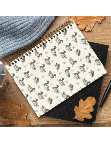 Cuaderno Espiral TFKFJLF Pato Silvestre 14x21 cm 80 Páginas
