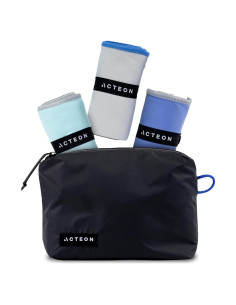 Juego de Toallas de Viaje Acteon Microfibra 3 Piezas Secado Rápido