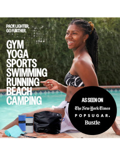 Juego de Toallas de Viaje Acteon Microfibra 3 Piezas Secado Rápido 2