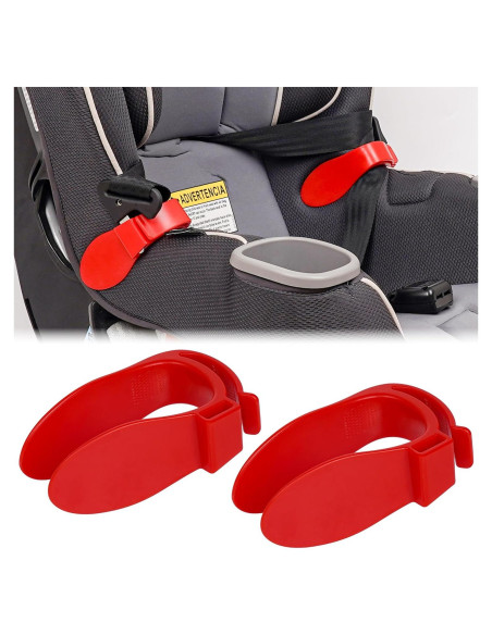 Organizador de Correas de Asiento de Coche Rojo - Ajuste Universal