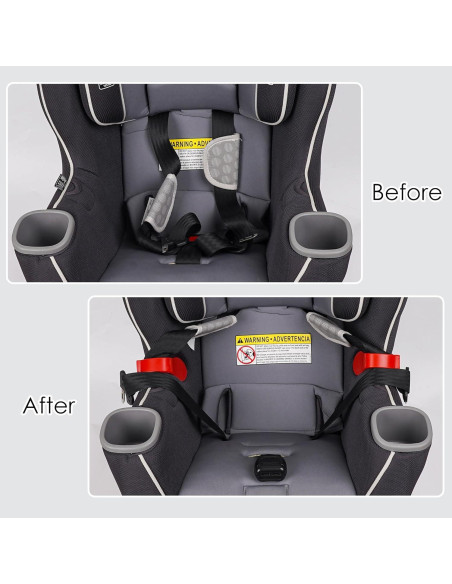 Organizador de Correas de Asiento de Coche Rojo - Ajuste Universal