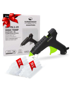 Kit de Pistola de Pegamento Caliente Surebonder 40W con 20 Barras
