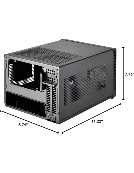 Caja Mini-ITX SilverStone SST-SG13B Negra Compacta