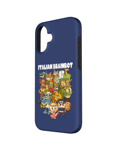 Funda Protectora para iPhone 16 Brainrot Italiano Memes Divertidos 2