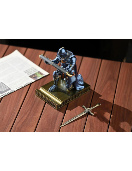 Soporte para Pluma Guerrero Medieval Amoysanli Azul Soporte para Pluma Guerrero Medieval Amoysanli Azul